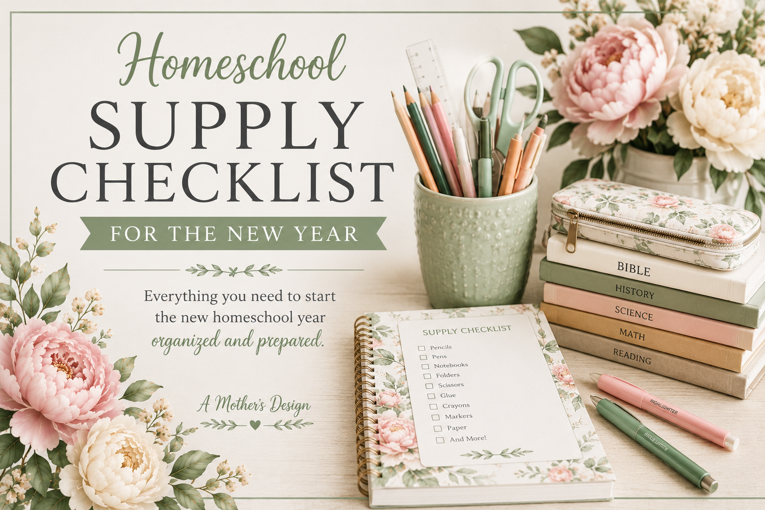 Homeschool Supply Checklist